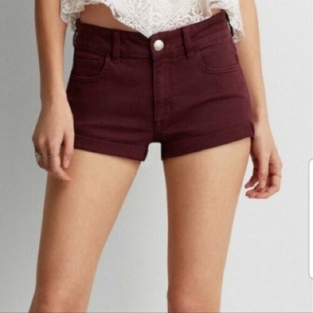 American Eagle high-rise shorts| size 8